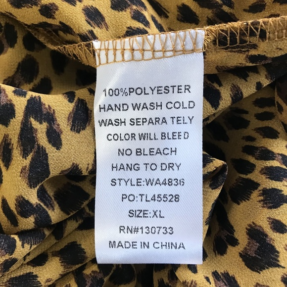 NWT Umgee Leopard Print Sheer Kimono Cardigan - Picture 8 of 8